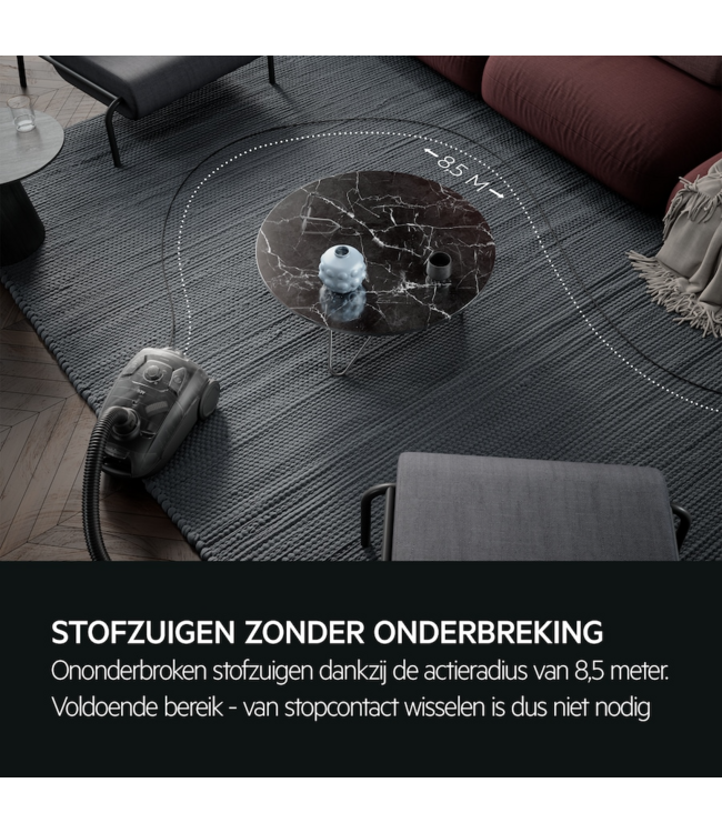 AEG CLEAN 5000 Stofzuiger Met stofzak - 78 dB AB51C2DR