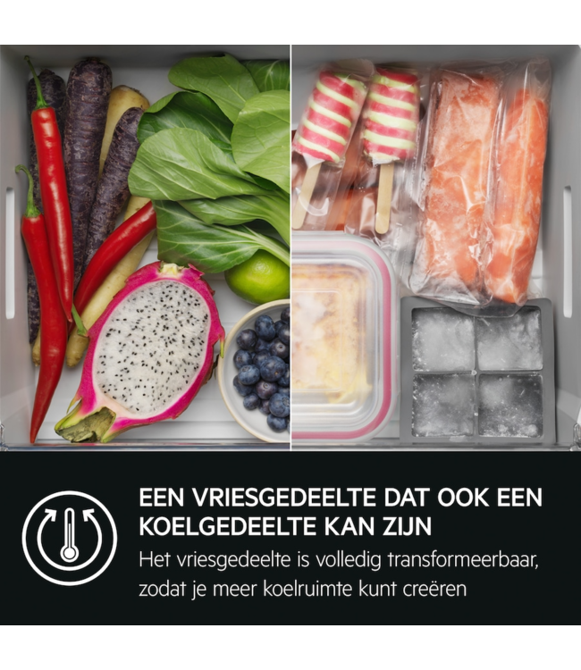 AEG 8000 Cooling 360° - Koel-vriescombinatie inbouw 178 cm  NSC8M181BC