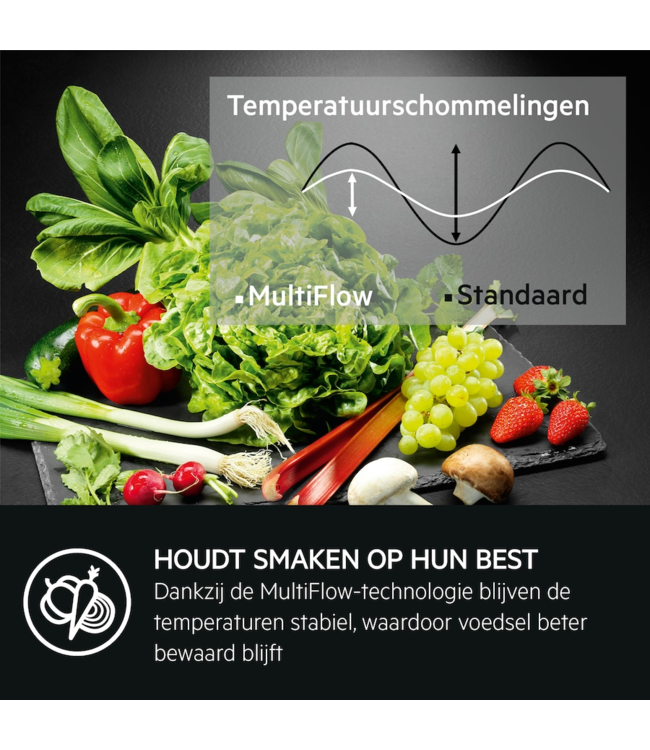AEG 8000 Cooling 360° - Koel-vriescombinatie inbouw 178 cm  NSC8M181BC