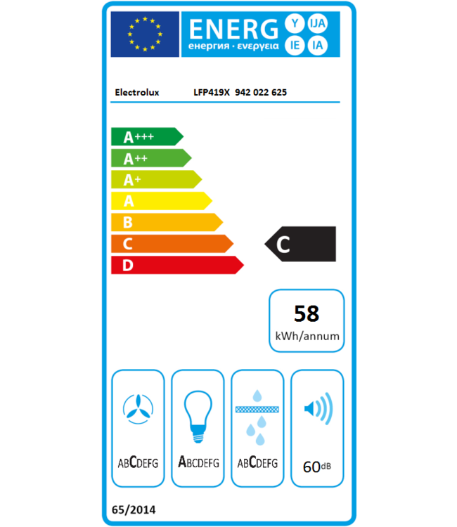 Electrolux 300 LEDLights - Vlakscherm afzuigkap 90 cm LFP419X
