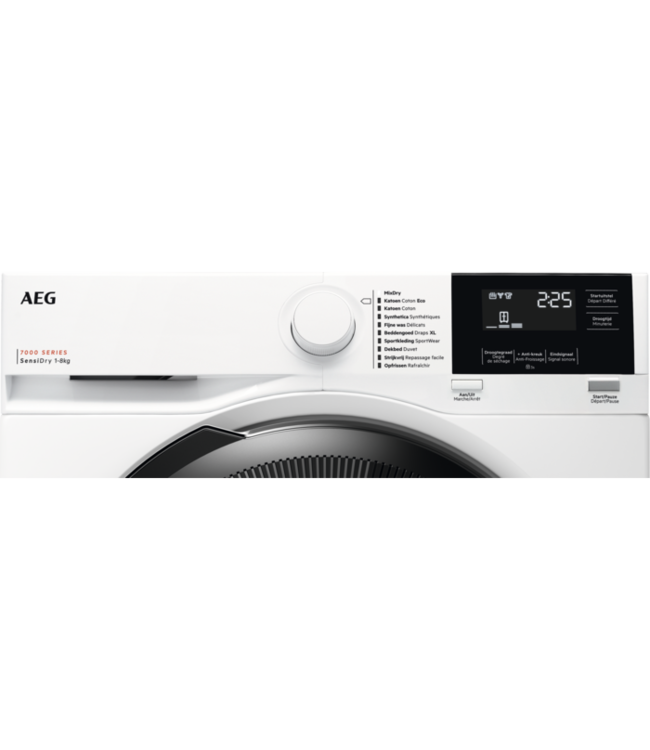 AEG 7000 SensiDry® - Warmtepomp Droger 8 kg T73DR8L4O