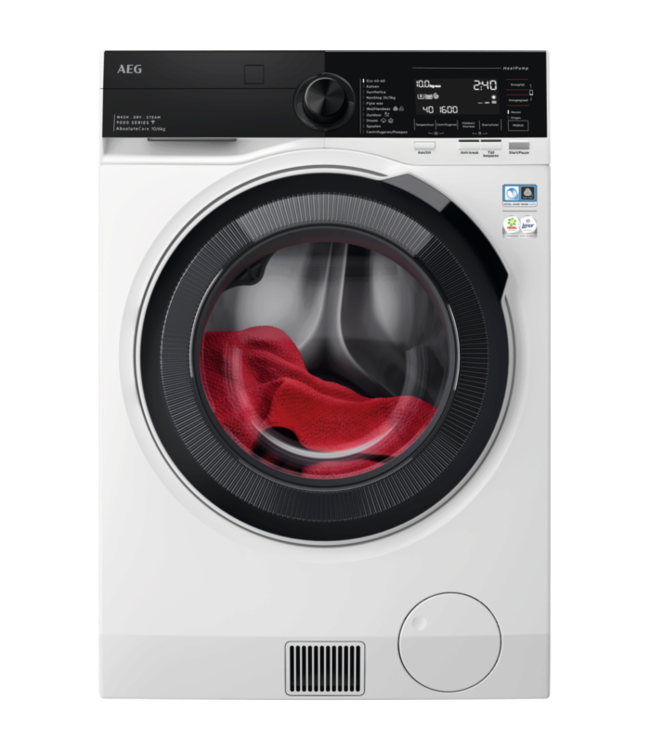 AEG 9000 AbsoluteCare® - Warmtepomp Was-droogcombinatie 10 kg LWR9706C8