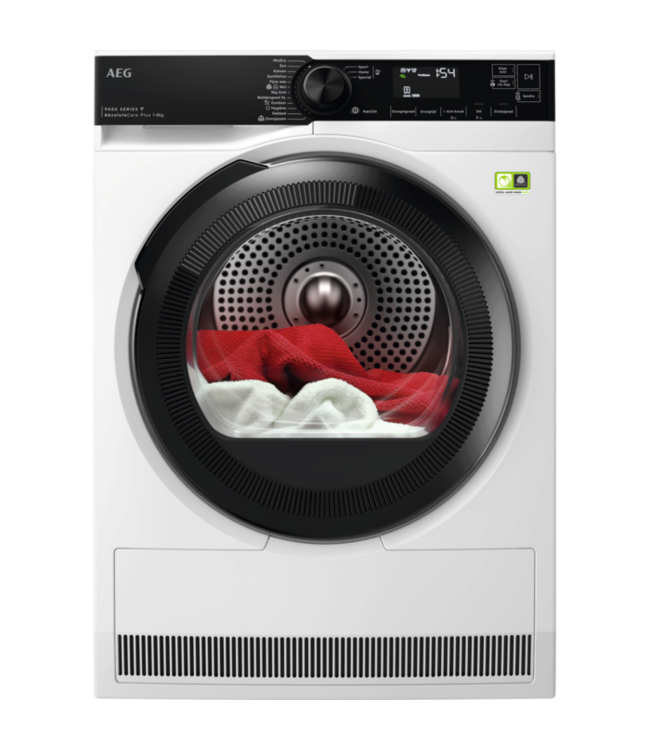 AEG 9000 AbsoluteCare® Plus - Warmtepomp Droger 8 kg TR968B4C