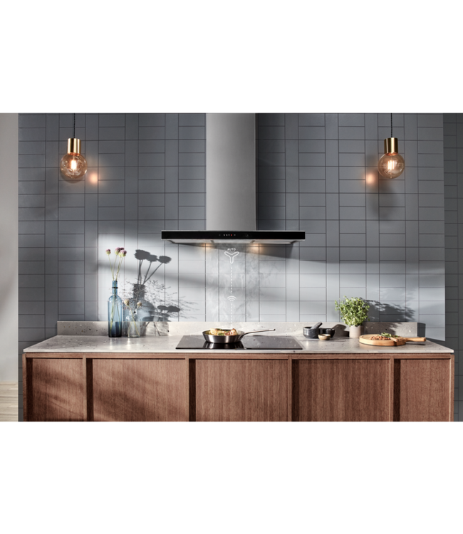 Electrolux 700 Breeze - Eilandafzuigkap 90 cm met Hob2Hood LFI769X