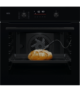 AEG AEG 5000 SurroundCook met SteamBake - Heteluchtoven met stoomondersteuning met pyrolysereiniging NBA5P521AB