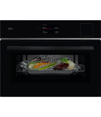 AEG AEG 8000 MealAssist met SteamPro - Combi hetelucht- en stoomoven TP8SK721B