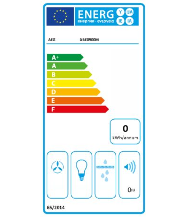 AEG motorloze afzuigkap DBE0900M