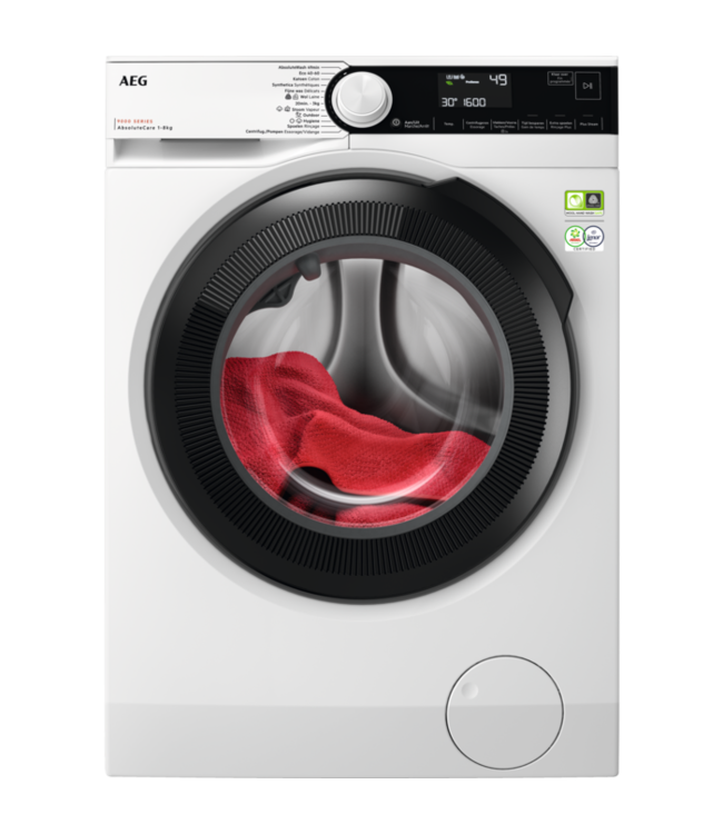 AEG 9000 serie AbsoluteCare® Wasmachine voorlader 8 kg  LR9586BN4