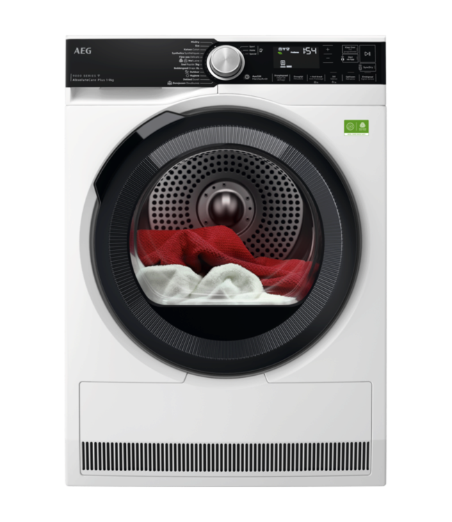 AEG 9000 AbsoluteCare® Plus - Warmtepomp Droger 9 kg  T97DR9B6PC