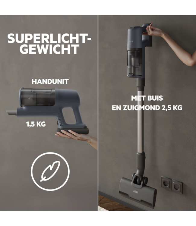 AEG ANIMAL 6000 Steelstofzuiger tot 50 min gebruiksduur AP61AB21DB