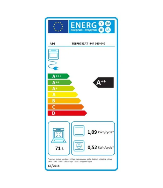 AEG 7000 MealAssist - Heteluchtoven met pyrolysereiniging TE8PB73ZAT