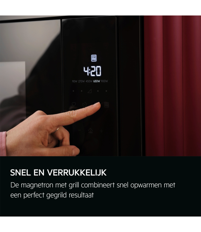 AEG 5000 Magnetron inbouw 25 l Zwart TS5GM251EB