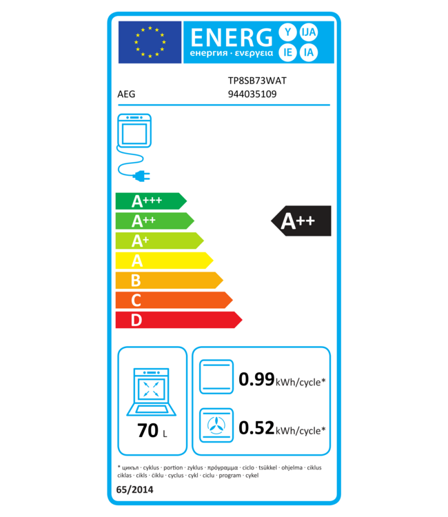 AEG 8000 MealAssist met SteamPro Combi hetelucht- en stoomoven  TP8SB73WAT