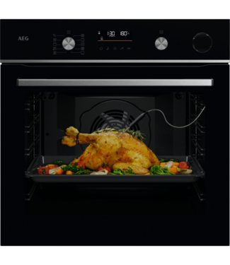 AEG AEG 6000 SenseCook met SteamCrisp - Heteluchtoven met stoomondersteuning met pyrolysereiniging OR6PB52WSB