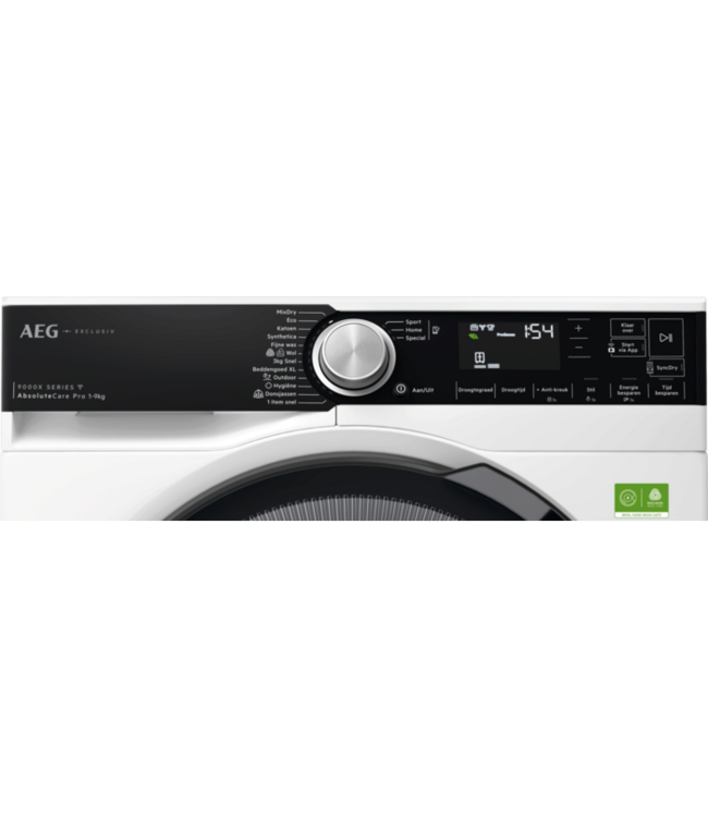 AEG 9000X AbsoluteCare® Pro - Warmtepomp Droger 9 kg TR97MUNCHEN