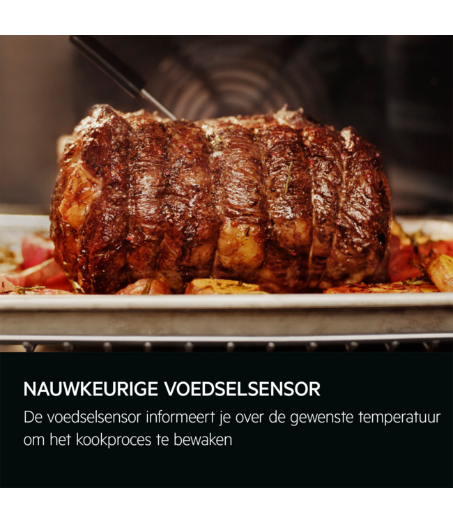 AEG 6000 SenseCook met SteamCrisp - Heteluchtoven met stoomondersteuning OR6AB521SB