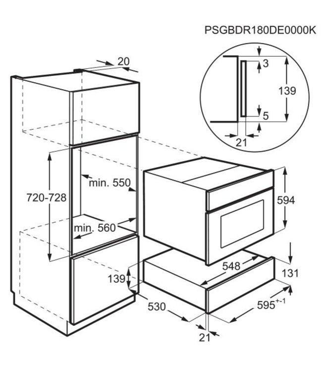 AEG Warmhoudlade CD1100B