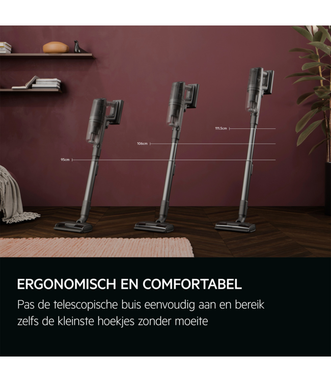 AEG Animal 8000 Steelstofzuiger tot 90 min gebruiksduur AP82AB25DG