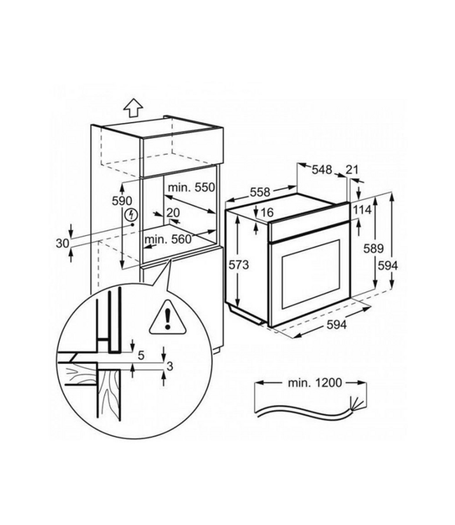 Zanussi inbouwoven ZOS35902XU