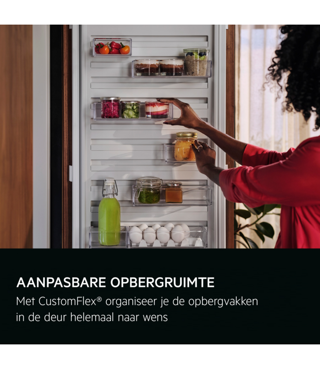 AEG 6000 serie TwinTech® NoFrost Koel/vrieskast inbouw MultiSpace 189.4 cm NSC6M191ES