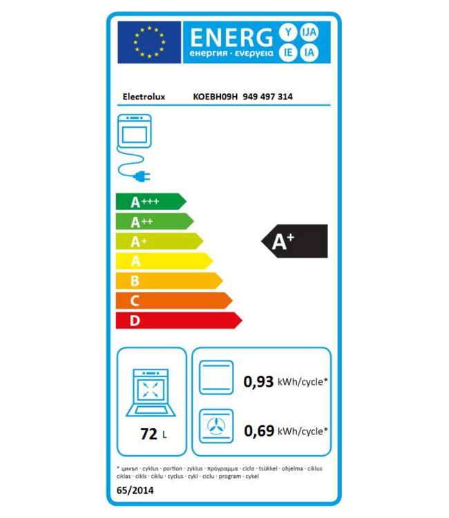 Electrolux 700 MealAssist Heteluchtoven KOEBH09H
