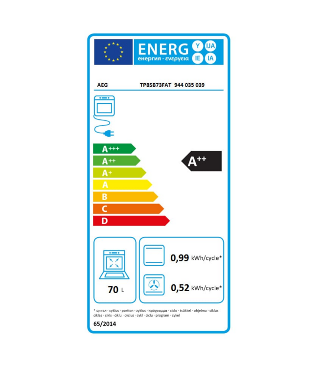 AEG 8000 MealAssist met SteamPro Combi hetelucht- en stoomoven TP8SB73FAT