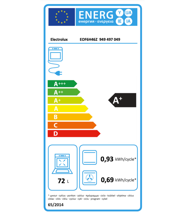 Electrolux 600 SurroundCook - Heteluchtoven EOF6H46Z