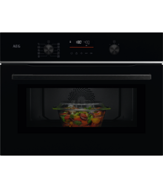 AEG AEG 5000 CombiAir - Microgolfoven met heteluchtfunctie Zwart TO5NK401B