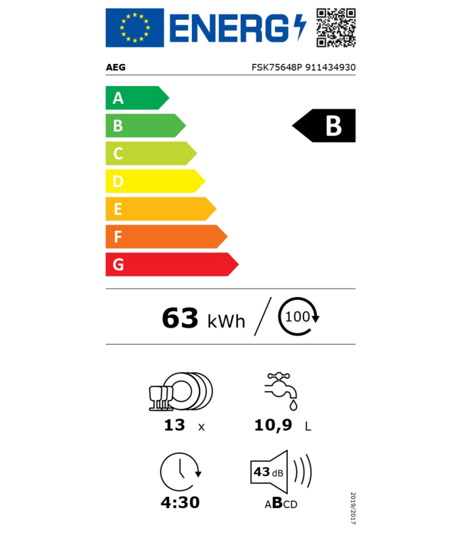 AEG 7000 GlassCare Inbouwvaatwasser FSK75648P