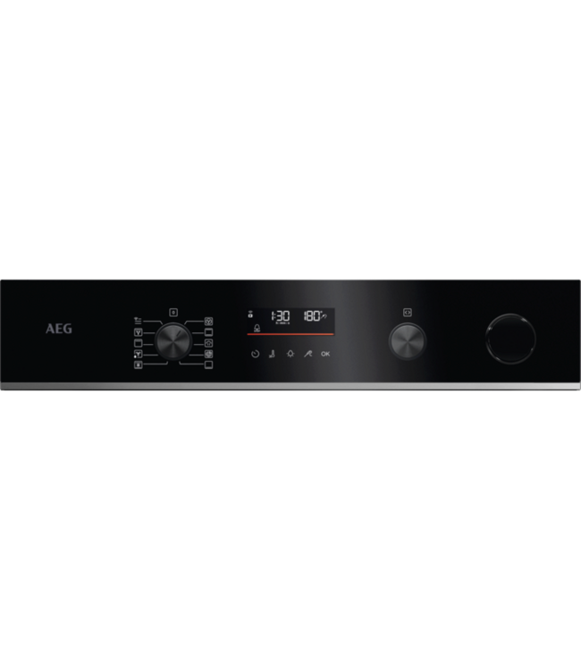 AEG 6000 SenseCook met SteamCrisp - Heteluchtoven met stoomondersteuning met pyrolysereiniging  V7PBR521SB