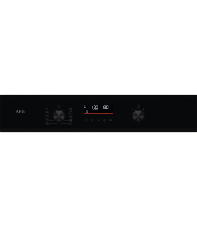 AEG 5000 SurroundCook met SteamBake - Heteluchtoven met stoomondersteuning met pyrolysereiniging NKA5P401B