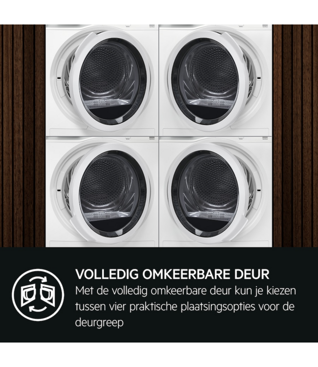 AEG 7000 serie SensiDry® Warmtepomp Droger 9 kg TR739G4B