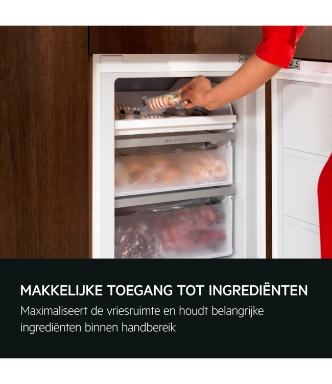 AEG 6000 LowFrost CoolAssist® Koel/vrieskast inbouw 178 cm NSC6L181EF