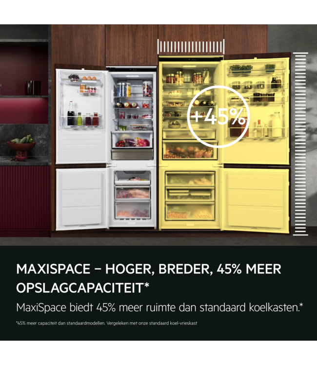 AEG 8000 NoFrost GreenZone+ Koel/vrieskast inbouw MaxiSpace 189.4 cm NSC8T751DS