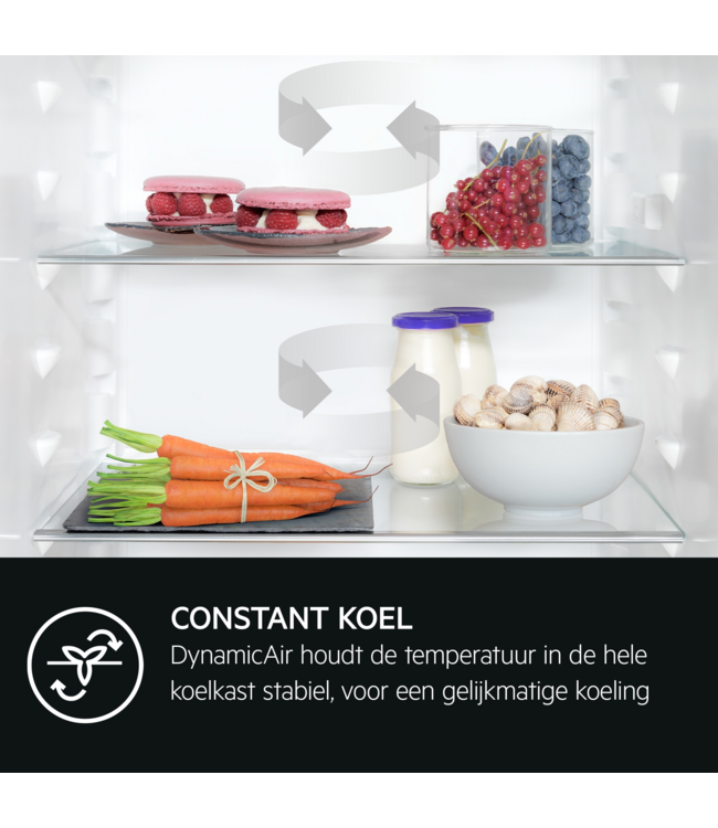AEG 8000 NoFrost GreenZone+ Koel/vrieskast inbouw MaxiSpace 189.4 cm NSC8T751DS