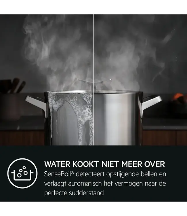 AEG 8000 Sense Boil+Fry - inductie 80 cm NIK85M30FB