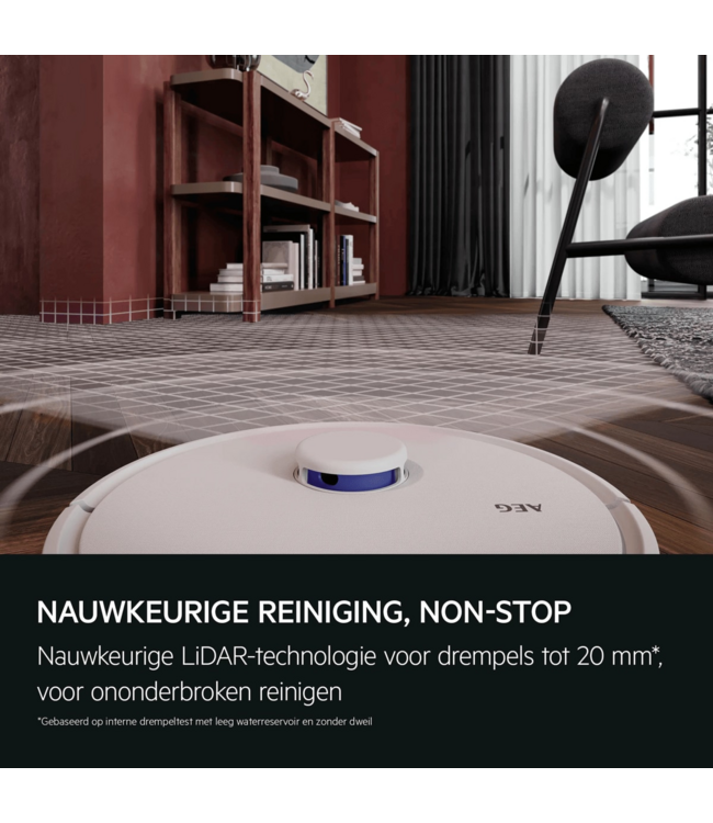 AEG 7000 Robotstofzuiger Autonomie 140 min. AR71UW2SW