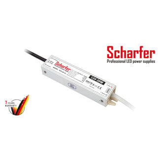 Scharfer  LED-strömförsörjning 12V 20W 1.67A IP67