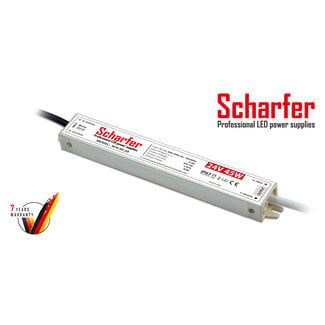 Scharfer  LED-strömförsörjning 12V 45W 3.75A IP67