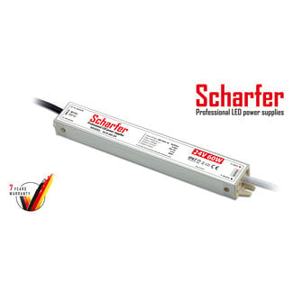 Scharfer  LED-strömförsörjning 24V 60W 2.5A IP67