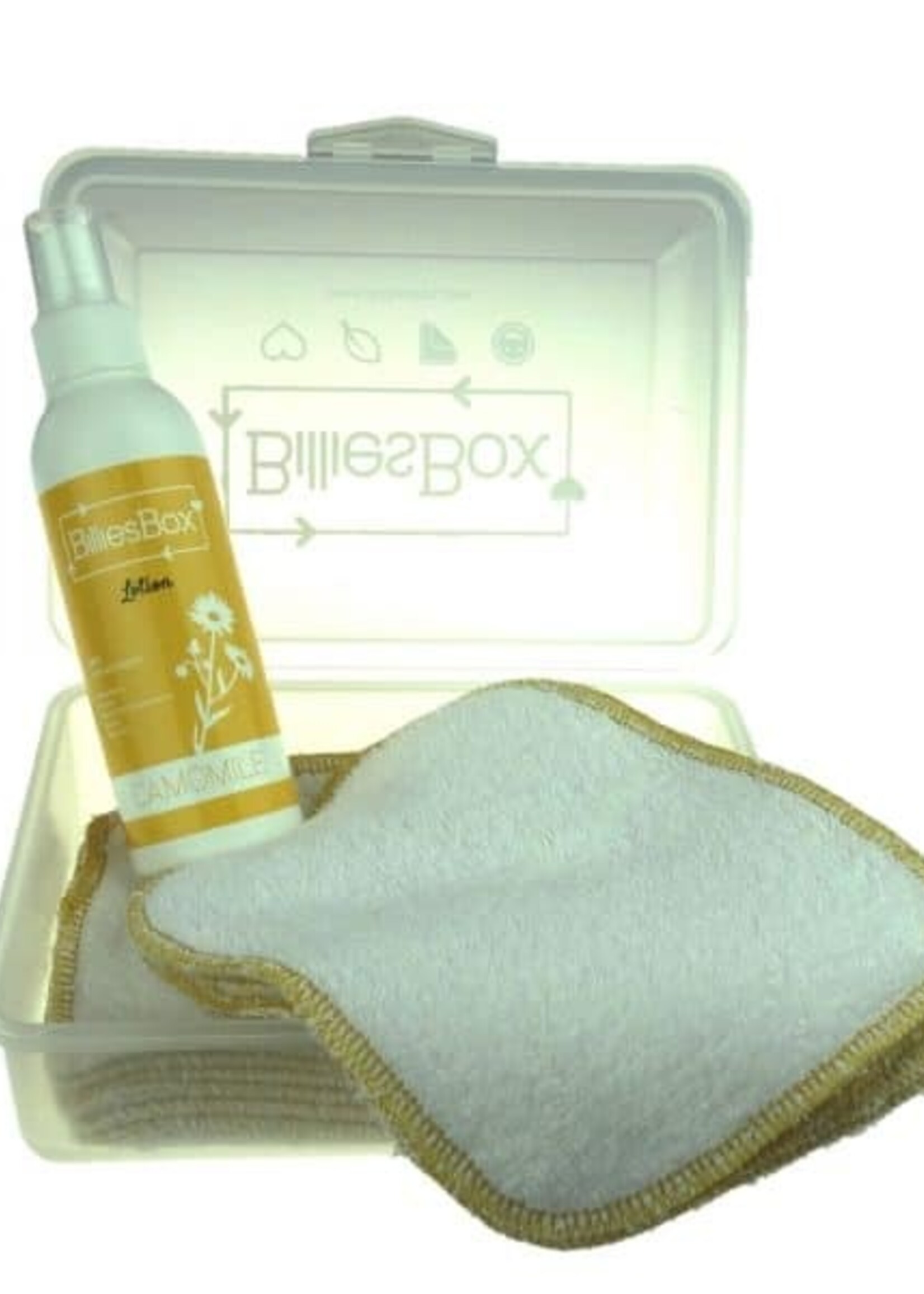 With a Touch of Rose BilliesBox wasbare billendoekjes lotion kamille - India