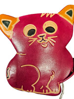 Wilma's Wereld Spaarpot leer kitten assorti - India