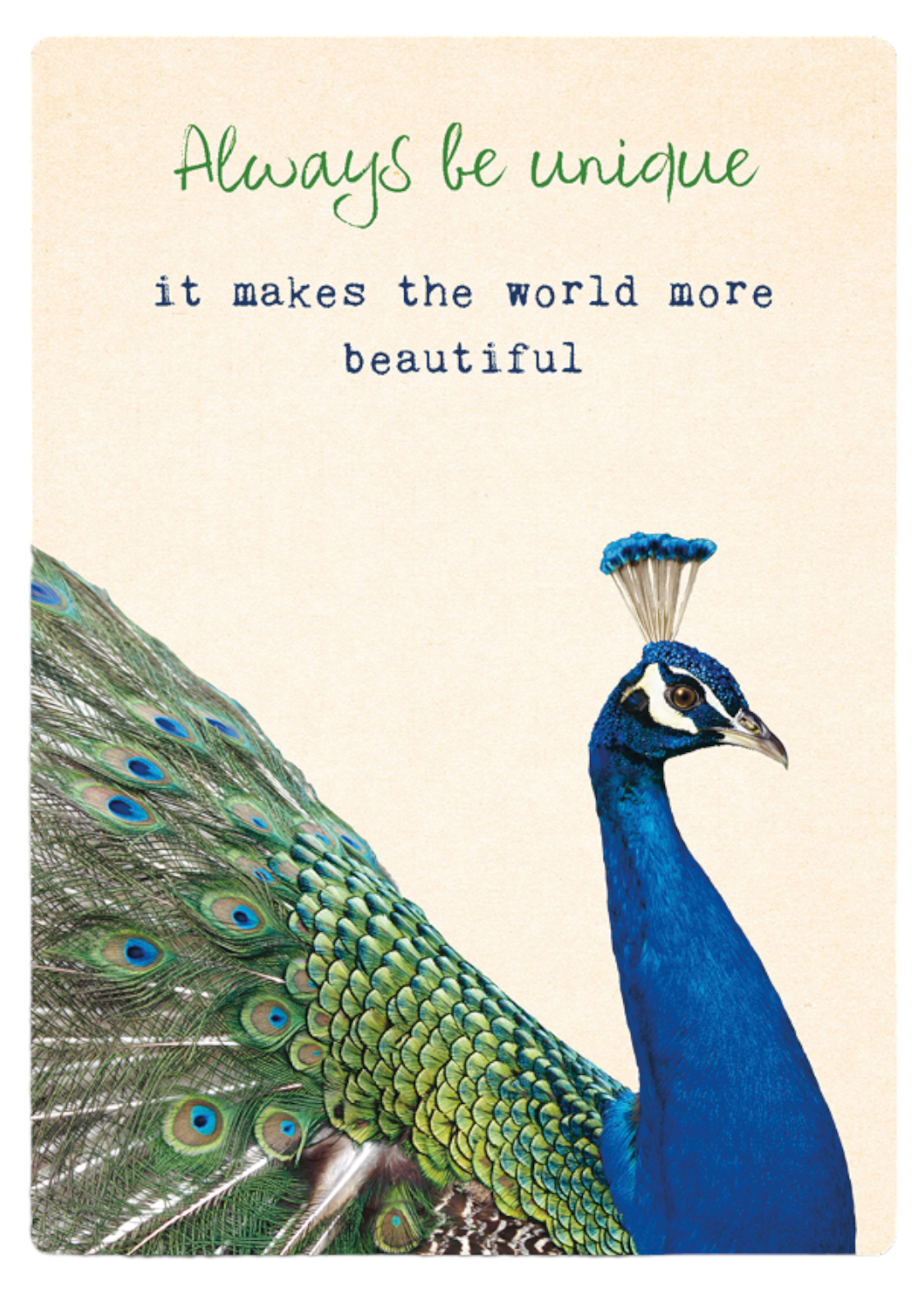 Zintenz Ansichtkaart Always be unique TL181