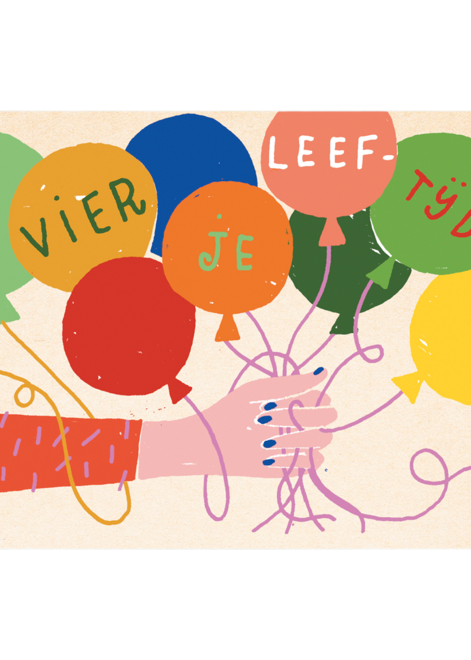 Zintenz Ansichtkaart Vier je leeftijd C139