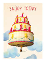 Zintenz Ansichtkaart Enjoy today