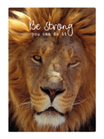Zintenz Ansichtkaart Be Strong you can do it