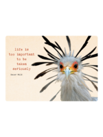 Zintenz Ansichtkaart Life is too important to be taken TL140
