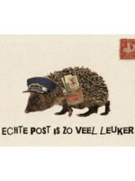 Zintenz Ansichtkaart  Echte post is zo veel leuker