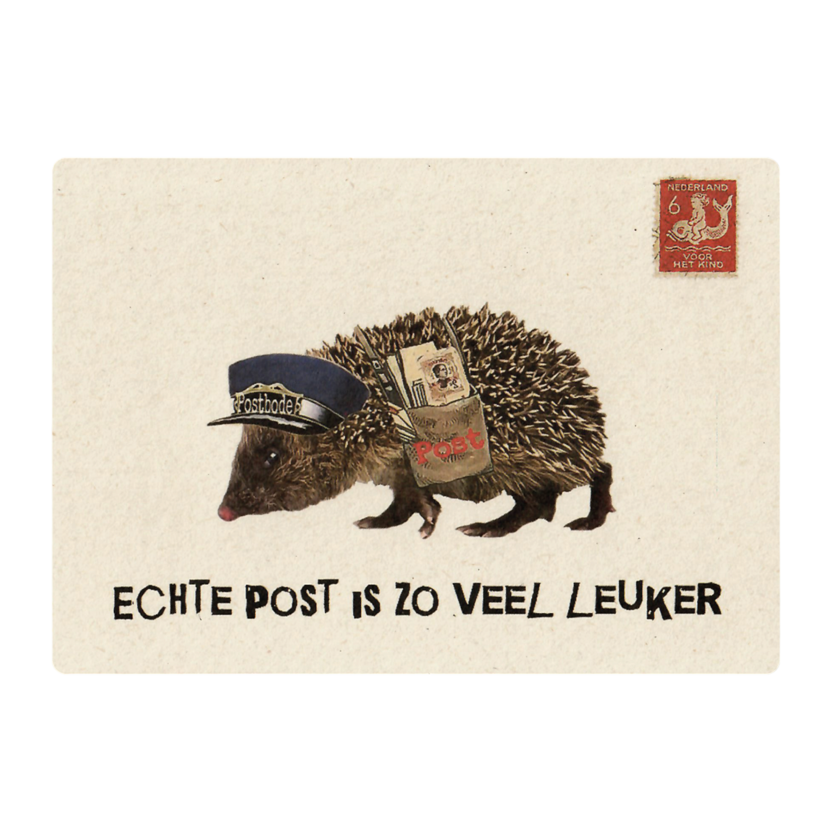Zintenz Ansichtkaart  Echte post is zo veel leuker KVC01