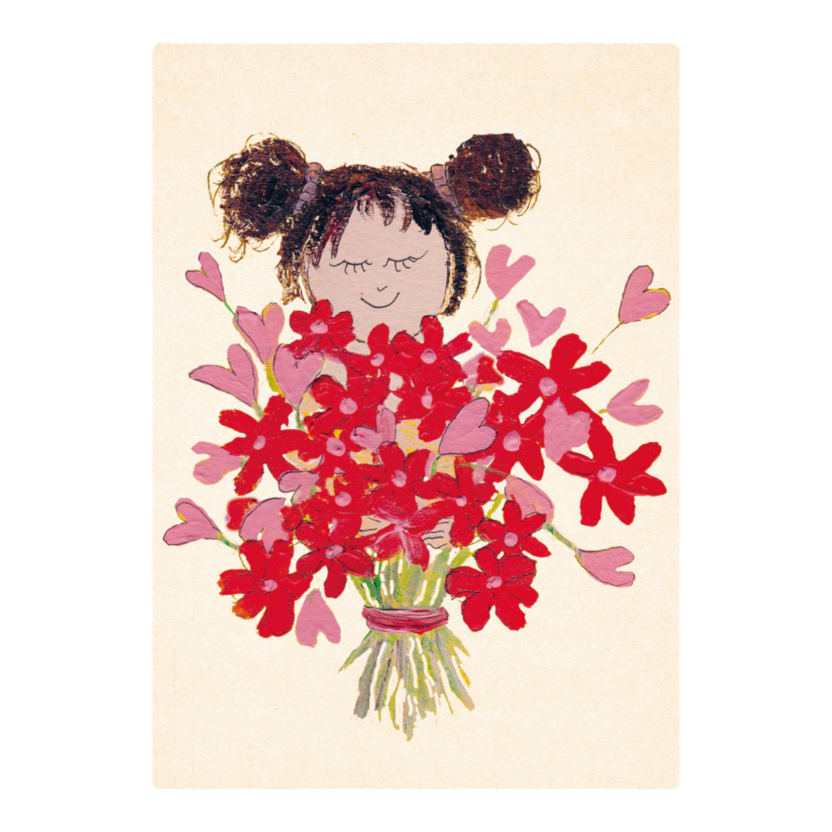 Zintenz Ansichtkaart Boeket bloemen HA20